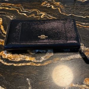 Coach Black Patent Leather wallet